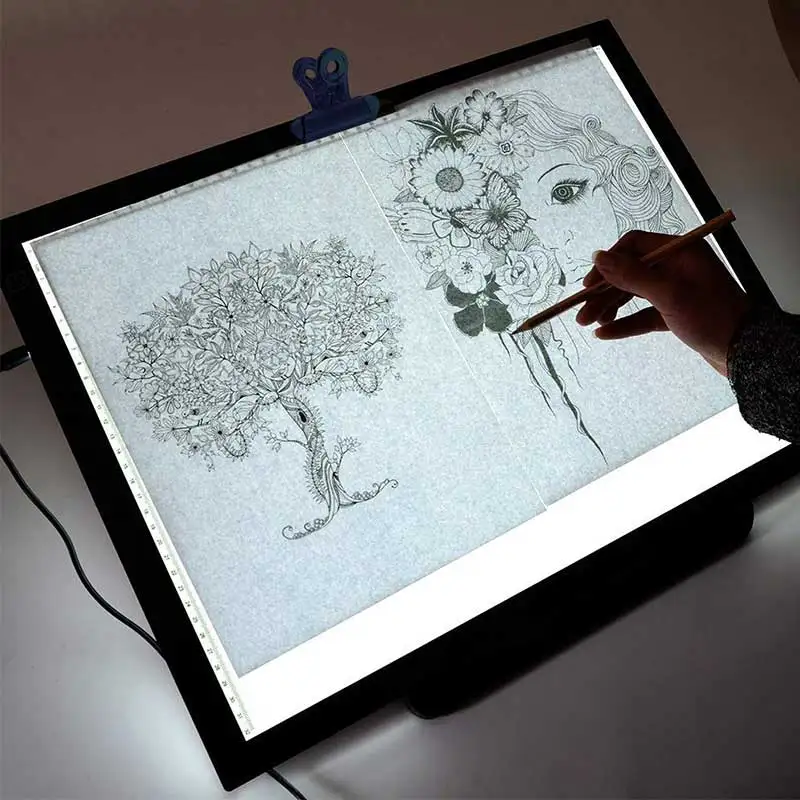 BIg A3 Led Light Pad Graphic chart board Copy Tablet USB cable Led Light box LED Tracing Pad For Animation Drawing