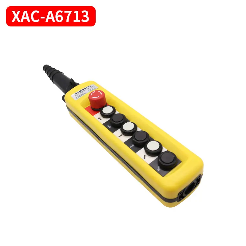 XAC-A2713 6713 8713 Chống Nước Xe Cẩu Điều Khiển Lái Xe Nút Hộp Công Tắc Với Dừng Khẩn Cấp Điều Khiển