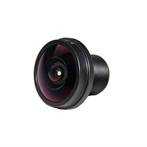 Imagen 2 del producto Lente de 1,8mm lente CCTV ojo de pez IR M12 lente de cámara CCTV 5 megapíxeles HD para cámara IP HD 180D ángulo de visión amplio F2.0 1/2,5""
