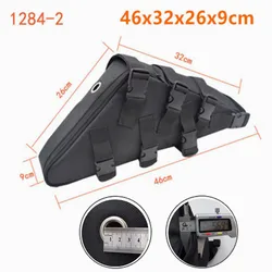 46x32x26x9cm Triangle Tube Frame Bag  Large Capacity Buckle Mountain Bike Pack PVC Battery Cycling Bag eBike Bag Cycling Parts