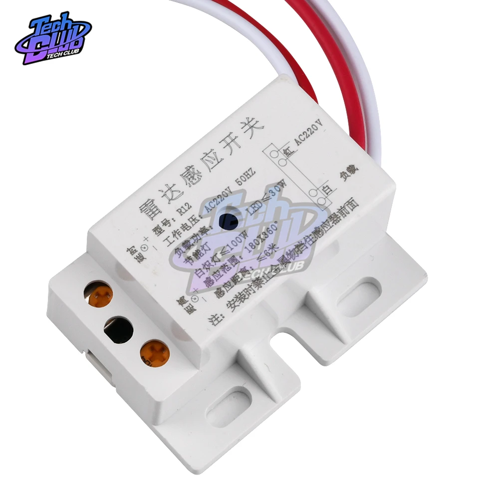 AC 220V PIR Motion Sensor Switch Module Automatic IR Infrared sensor Motion Sensor Microwave Radar Sensor Human Induction Sensor