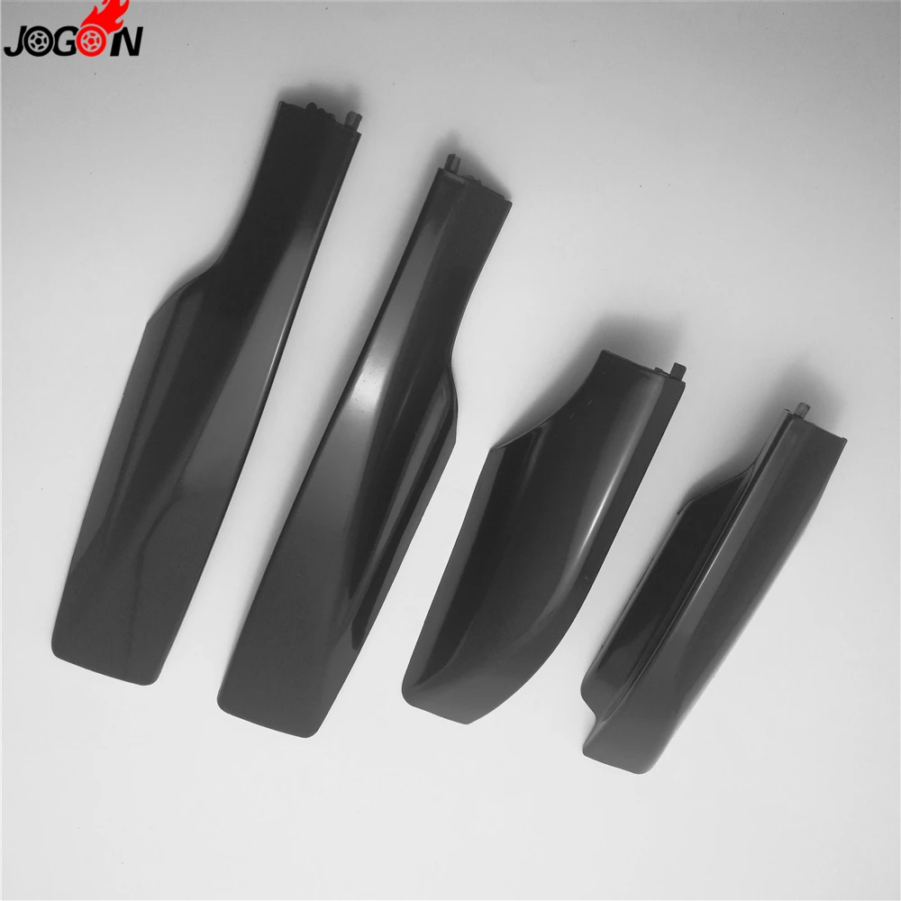 4Pcs ABS Black Roof Rack Bar Luggage Rack Rail End Replacement Cover Shell  For TOYOTA RAV4 XA30 2006 2007 2008 2009 2011 2012