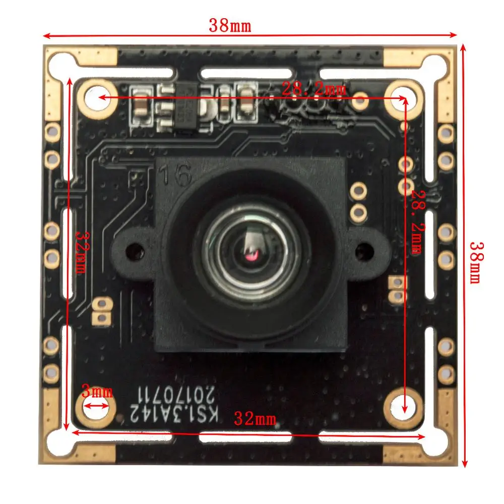 1.3MP AR0130 Sensor USB IR-Cut Face Recognition Low illumination Infrared Surveillance Camera Module