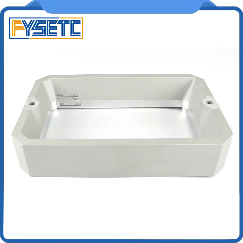 Aluminum Material Rack Resin Tank For Prusa i3 DLP SLA 3D Printer Resin Vat With FEP Film For Prusa SL1 3D printer