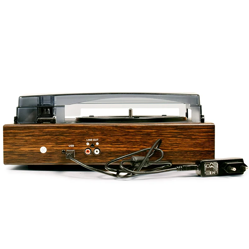 لووب تون 3 سرعات الكلاسيكية الفونوغراف جراموفون حزام مدفوعة الدوار الفينيل LP لاعب مسجل ث/2 المدمج في مكبرات صوت ستيريو