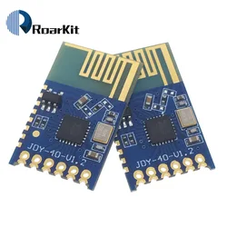 2PCS JDY-40 2.4G Wireless Serial Port Transmission Transceiver and Remote Communication Module IO TTL Diy Electronic For Arduino