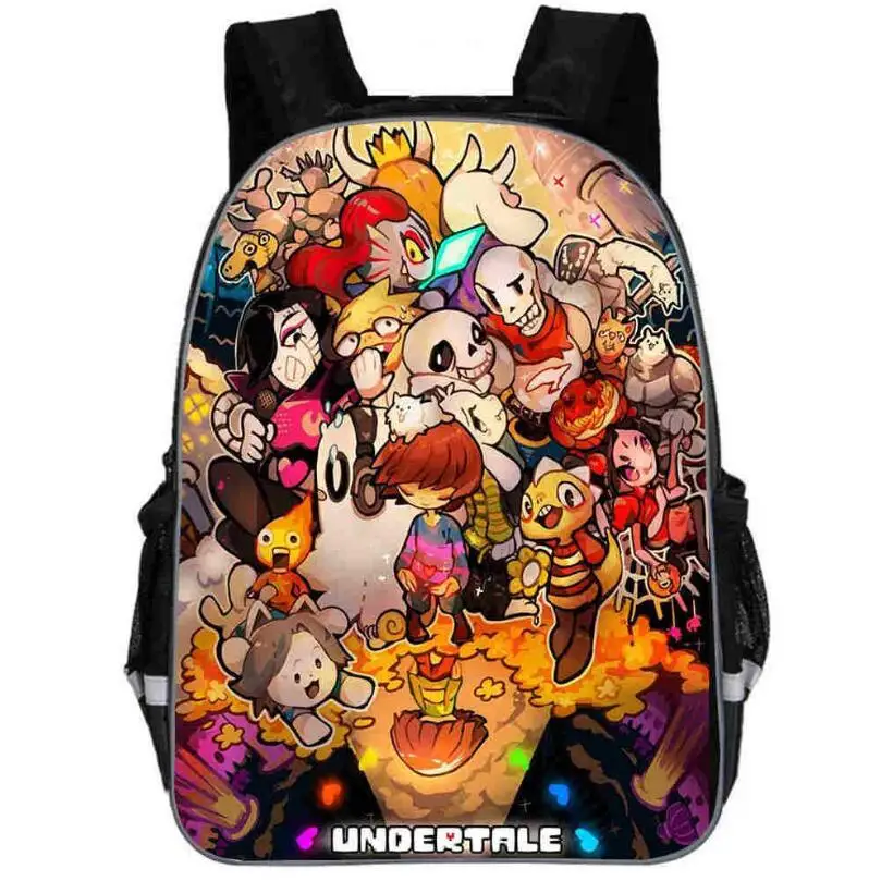 Freddy Backpack Animal Anime FNAF Chica Foxy Undertale Sans Casual School Bags Toddlers Boys Girls Teenager Mochila Gift Bolsa