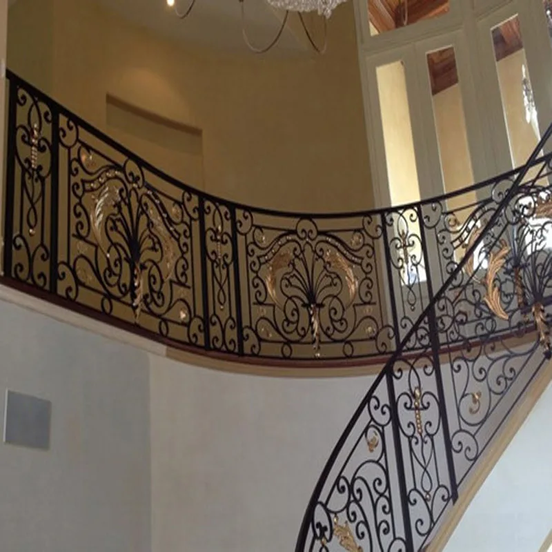 

Balcony Railing Railings Durable Metal Balcony Railing Outdoor Wrought Iron Railings Design