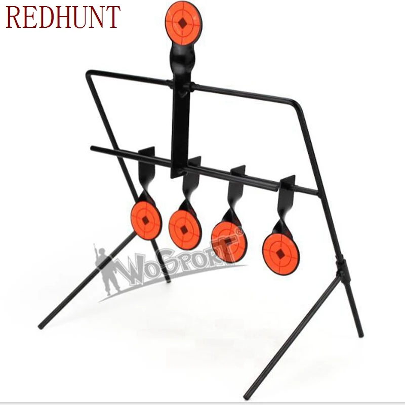 Imagem -04 - Redefinição Automática Girando Tiro Alvo para Airgun Chumbo Pellet Gun Air Rifle Airsoft Paintball Alvos