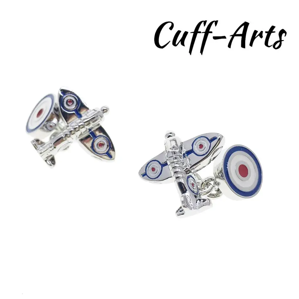 Cufflinks for Men Spitfire Roundel RAF Aeroplane Cufflinks Gifts for Men Gemelos Gemelli Spinki by Cuffarts C10467