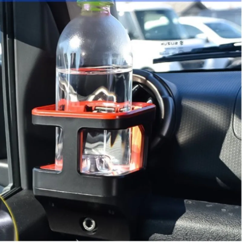 Car Water Cup Bottle Holder for Suzuki Jimny JB64 JB74 2018-2024 3/5 Door Car Bracket Coffee Drink Cup Holder Stand Organizer