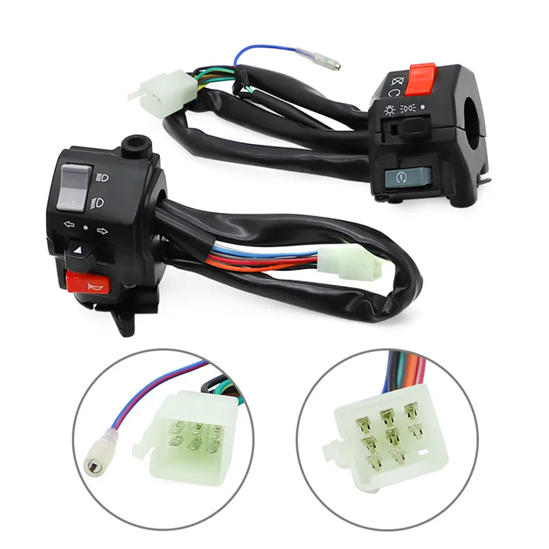 

For YAMAHA SRX600 STYLE HANDLEBAR SWITCH BLOCK ASSY START HEADLIGHT INDICATOR HORN XV250 RZ250 RZ350 FZR250 V-Max TZR250 RD350