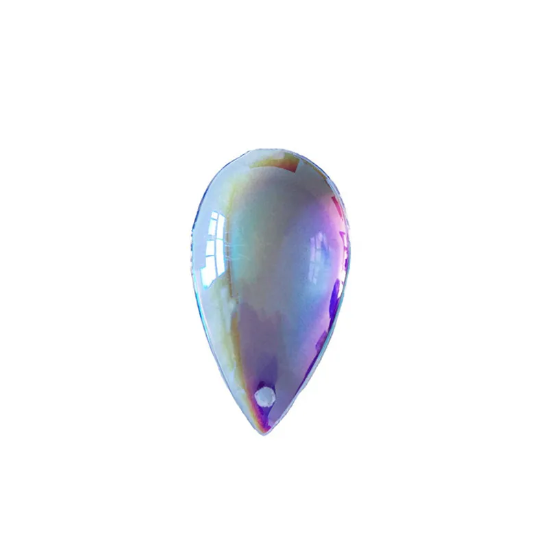 50mm AB Color Crystal Smooth Drop Prism 1 Piece Glass Parts Pendant Hanging On The Chandelier