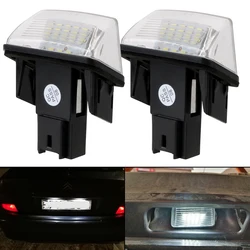 License Number Plate Light Error free For Peugeot 206 207 306 307 308 5008 6000K 1 Pair LED Rear Lamp