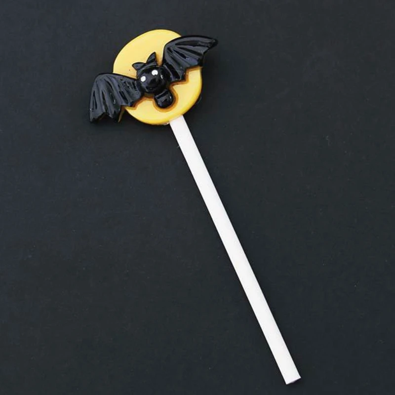 Halloween Cake Topper Pumpkin Ghost Bat Decoration Cake Insert Cupcake Signs 