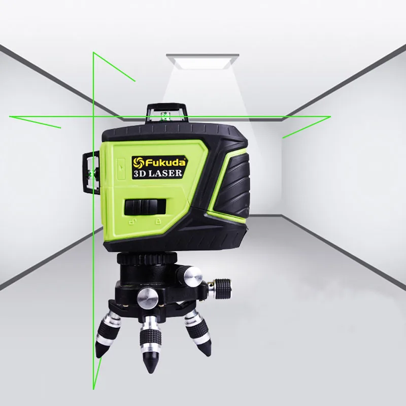 2022 New 12 Lines 3D 93T -2-3GJ Laser Level Self-Leveling 360 Horizontal And Vertical Cross Super Powerful Green Laser Beam Line