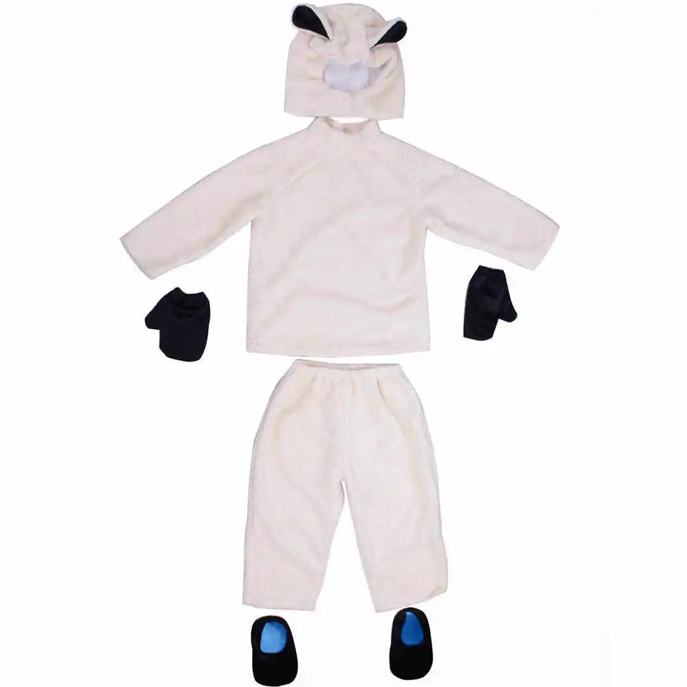 Reneecho-Costume d\'ours brun pour enfants, Animal, Barboteuse, Agneau, Mouton, Pourim, Carnaval, Cosplay