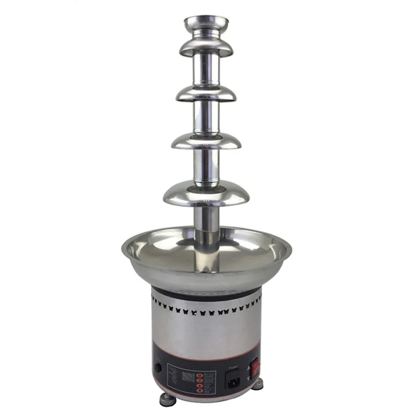 

220V/110V 5 Layers Electric Commercial Electric Chocolate Fountain Machine Chocolate Waterfall Machine EU/AU/UK/US Plug