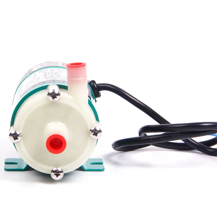 Imagem -02 - Bomba Dágua Magnética para Produção de Água Pura Bomba Eletromagnética de Plástico Resistente a Ácido Embutido 220v e 50hz