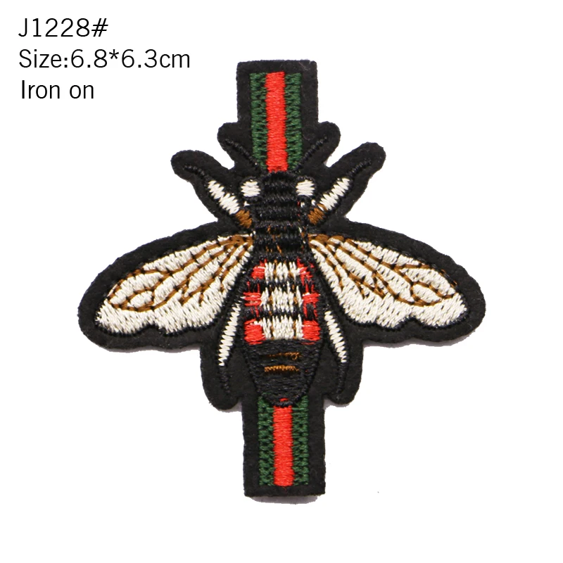 2 Pcs Cute Cartoon Animal Sequin Brown Insect Bee Dragonfly Patch Baby Clothes Patch Backpack DIY Decorative Decal