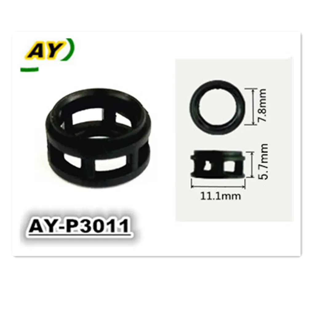 Free Shipping 500pieces Top Feed  fuel injector plastic gasket for nissan car fuel injection repair kits(AY-P3011)