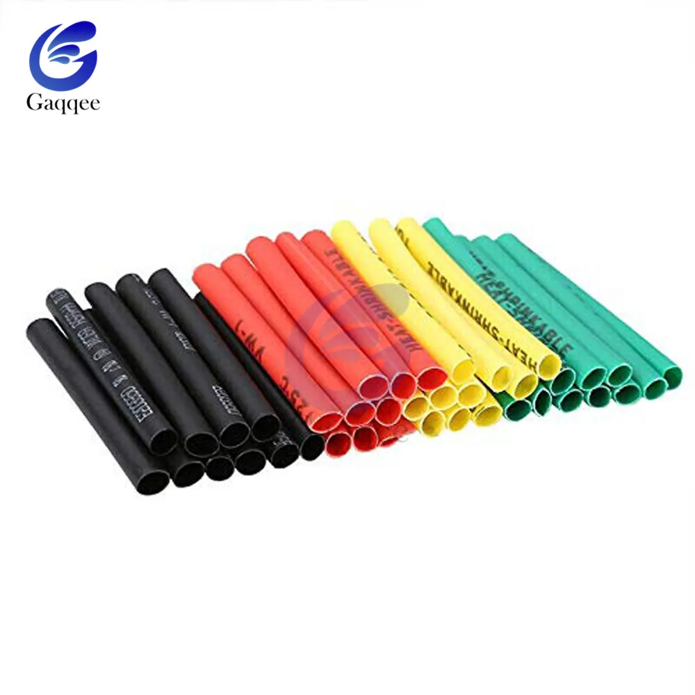 400PCS/Lot Polyolefin Heat Shrink Tube Set 3.5mm / 8 Sizes 1-14mm 2:1 Heat Shrink Tubing Insulation Shrinkable Tube Wire Cable