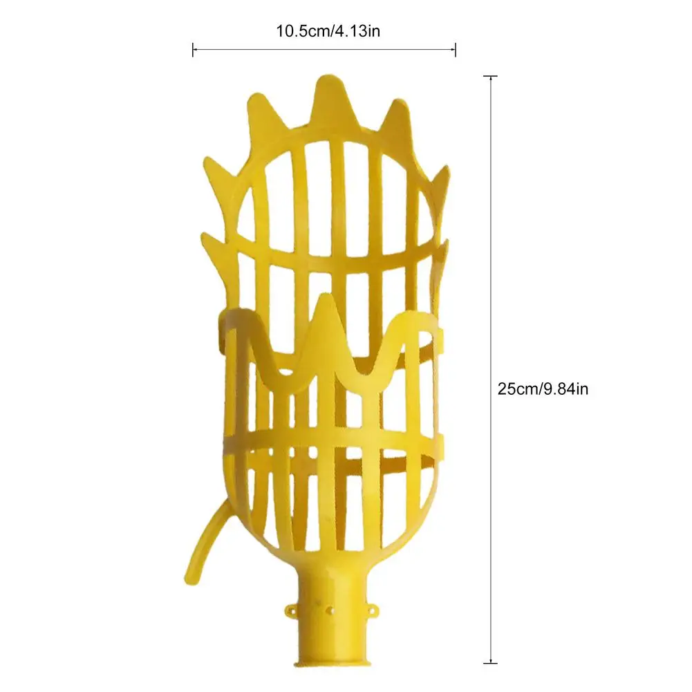 ผลไม้ Picker เครื่องมือผลไม้ที่มีสีสัน Grabber ผลไม้ Picker POLE ตะกร้าต้นไม้ Telescoping POLE สําหรับพลัมส้มพีชมะม่วง Pomegra