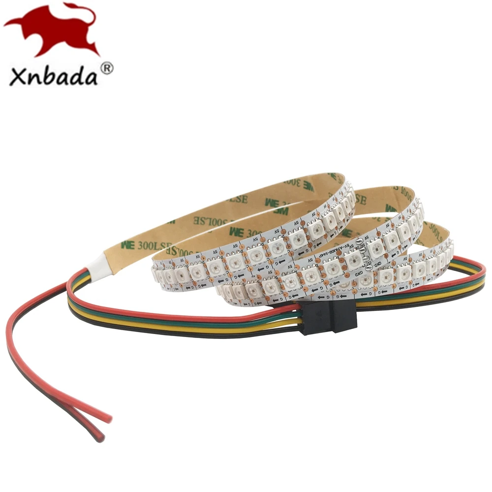 APA102 SK9822 30/60/72/96/144Leds/Pixels/m Smart RGB Led Pixel Strip DATA and CLOCK Seperately DC5V IP30/IP65/IP67