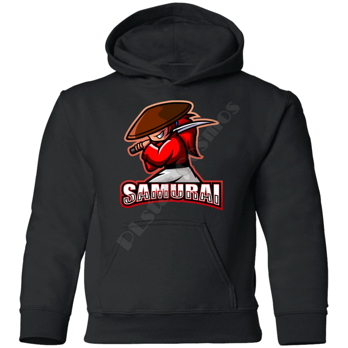 Samurai Kids Hoodies 3D Printed Kids Sweatshirt Child Long Sleeve Boy For Girl Black Pullover Drop Shipping