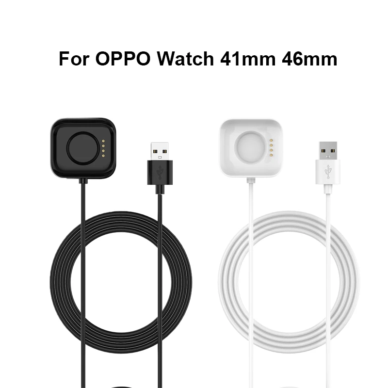 1M Smart Watch Charger For Oppo Watch 41mm 46mm Magnetic USB Charging Cable Cradle Dock Base For Oppo Smart Watch Accessories