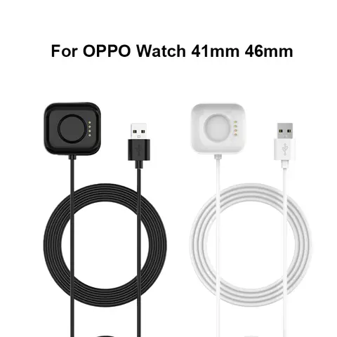 1M 스마트 워치 충전기 Oppo 시계 41mm 46mm 마그네틱 USB 충전 케이블 크래들 도크베이스 Oppo 스마트 워치 액세서리