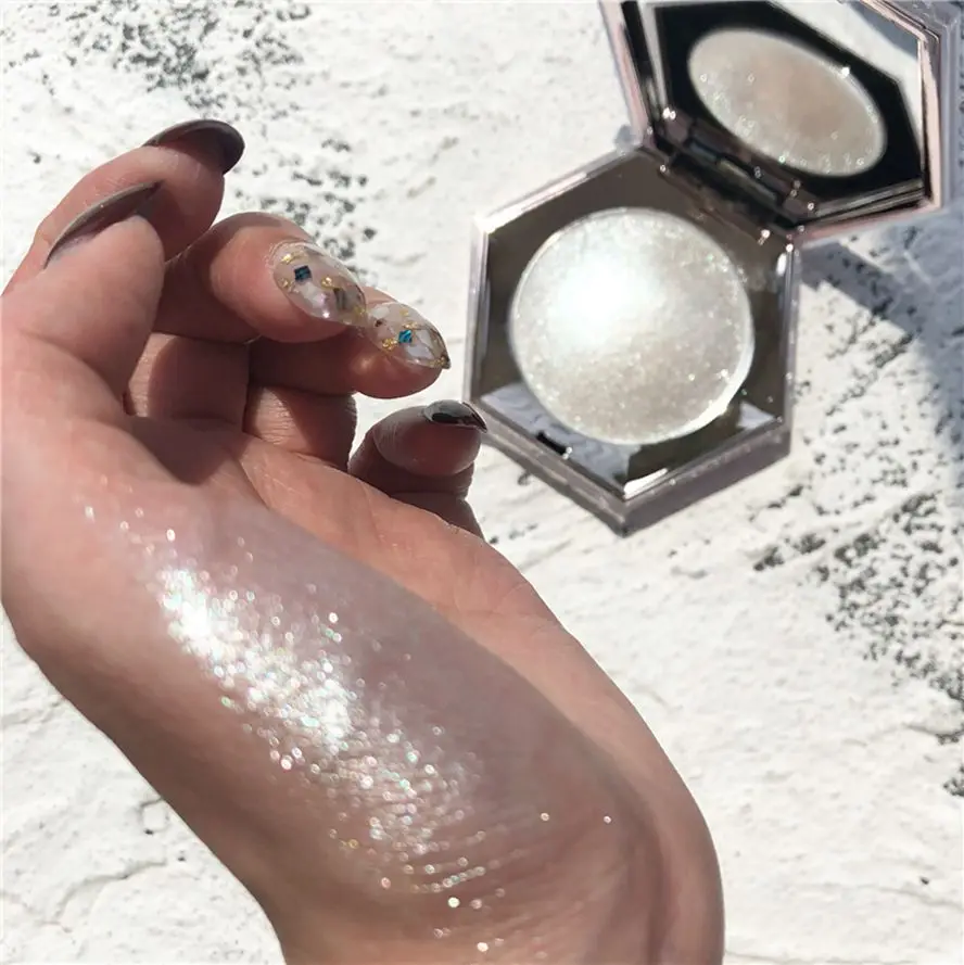 Diamond Bomb Highlighter Shimer Glitter Powder para el cuerpo, cara, maquillaje de luz alta, paleta de cosméticos