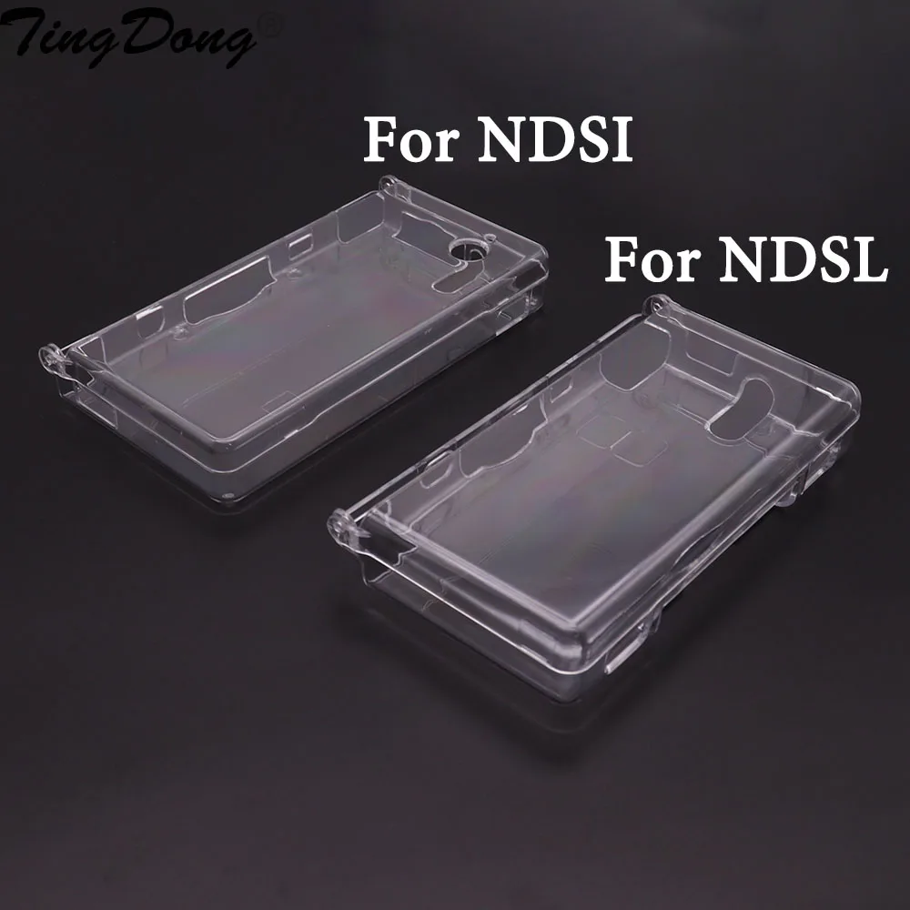 In Bulk Plastic Clear Crystal Protective Hard Shell Skin Case Cover For  DSL NDS Lite NDSL for DSi NDSi Console