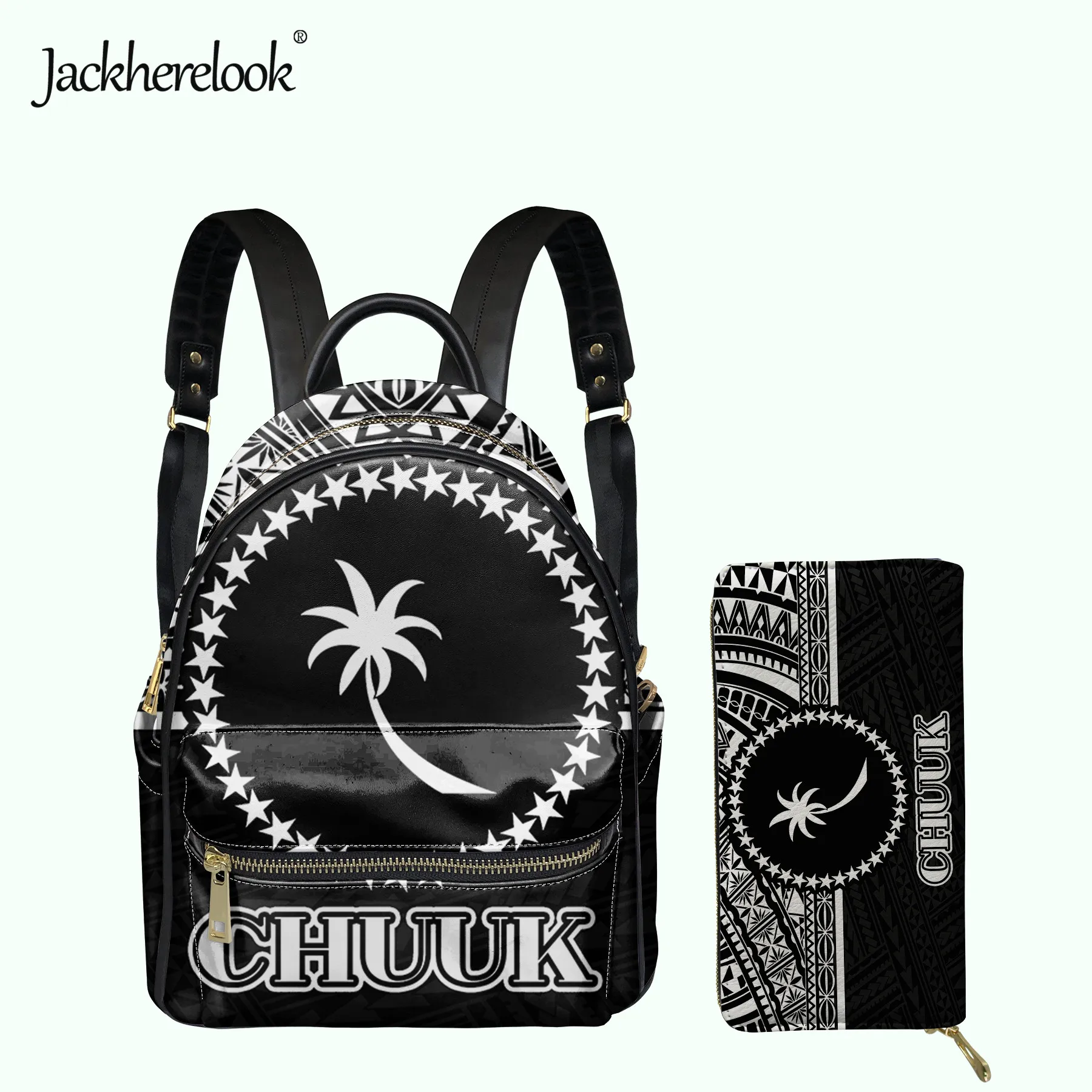 jackherelook chuuk mochila design polinesio carteira pequena de pu preto bolsa de luxo feminina bolsa diaria pcs grupo moda 01