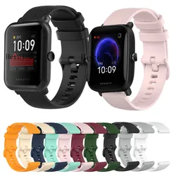 Correa de silicona para Xiaomi Huami Amazfit Bip S / Bip U / Bip Lite, pulsera inteligente para Amazfit BIP U pro, 18, 20 y 22MM