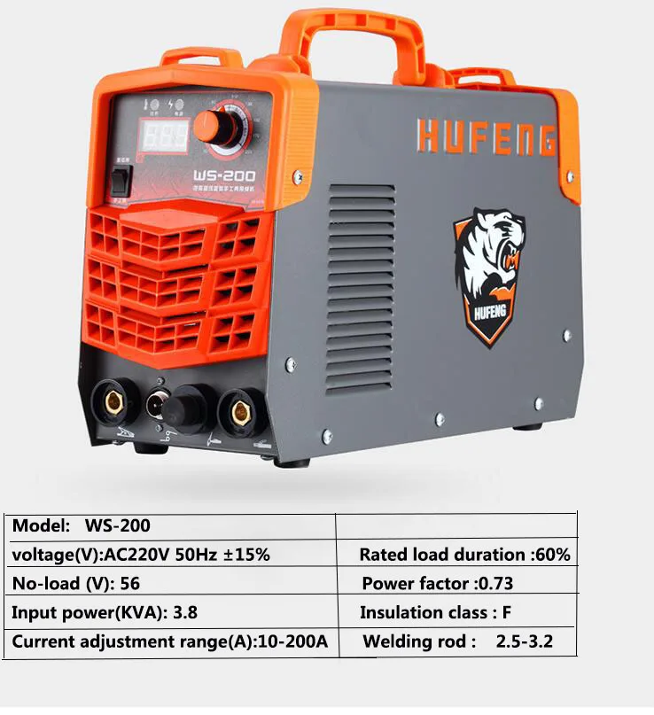 220V 10-200A Handheld Electric Welder Inverter MMA/TIG ARC Welding Machine Tool