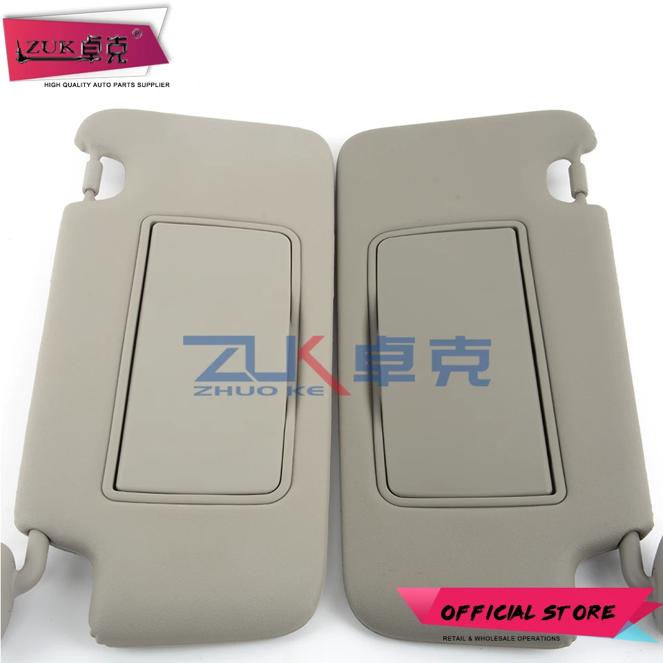 ZUK Car Passenger Side Sunvisor Sunshade Sun Shield Antidazzle Visor For HONDA FIT JAZZ 2009 2010 2011 2012 2013 2014 GE6 GE8