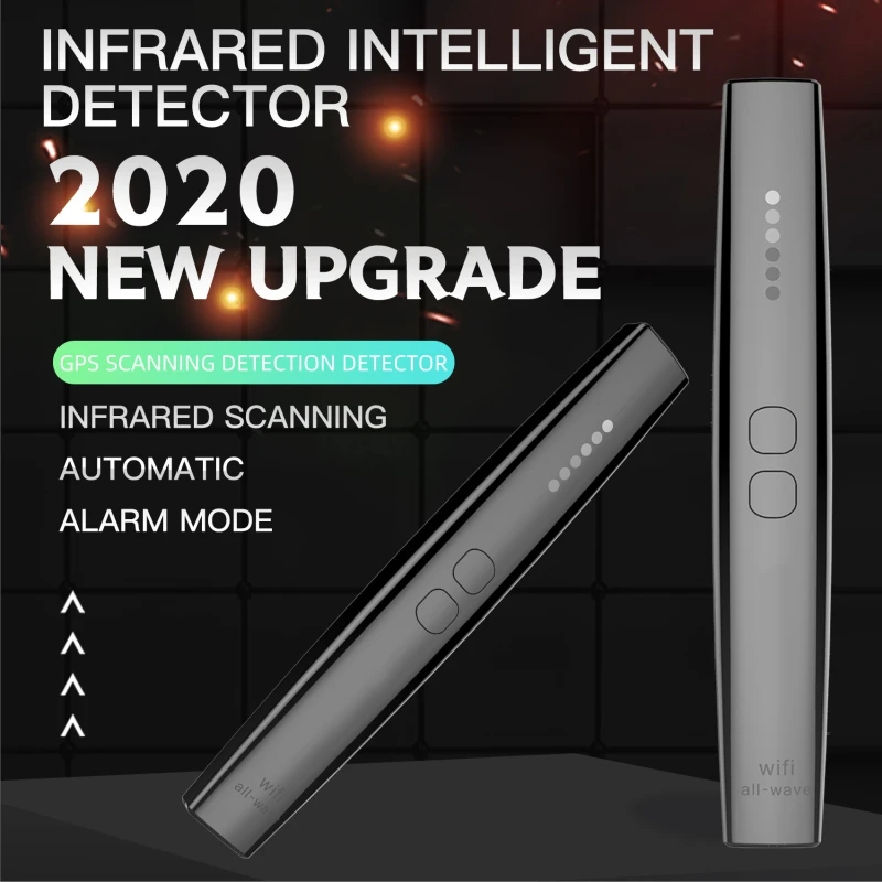 Upgrade Camera Lens Infrared Finder Alarm Long Distance Signal Detector GPS Tracker Listening Device Camera Detection