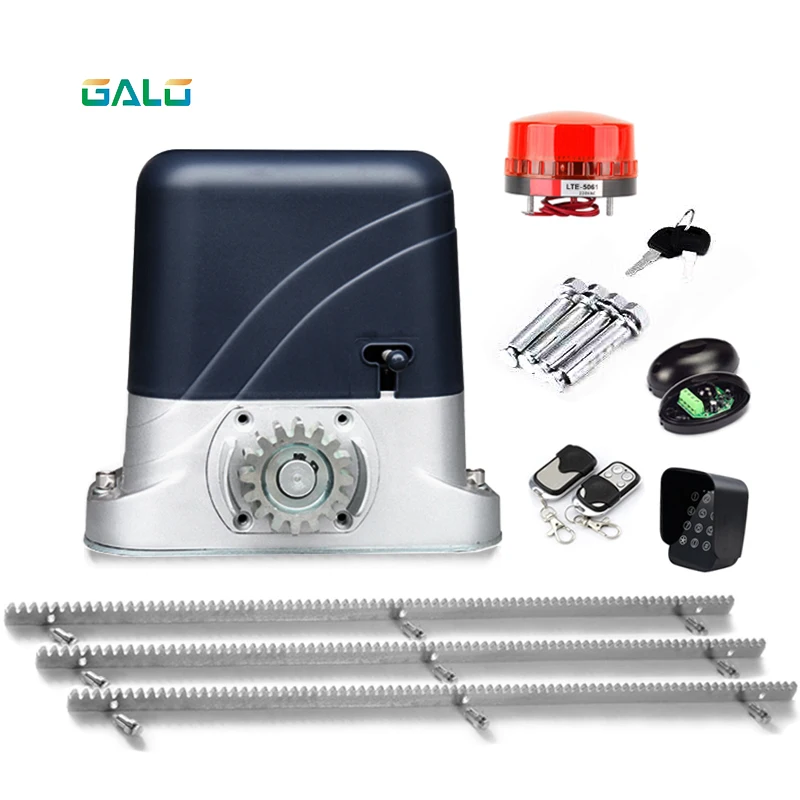 

Сверхмощный 900-1200 кг загрузка автоматического электрического открывателя раздвижных ворот с 2 пультами дистанционного управления 4 м Стальные Стеллажи для перемещения ворот