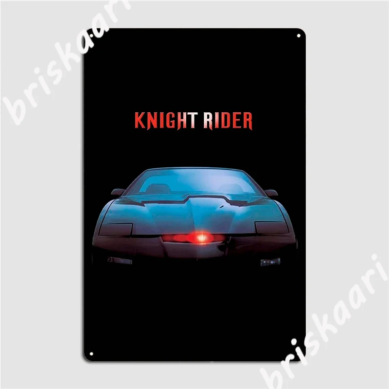 Knight Rider Poster Metal Plaque Poster Pub Garage Personalized Wall Cave Tin Sign Poster