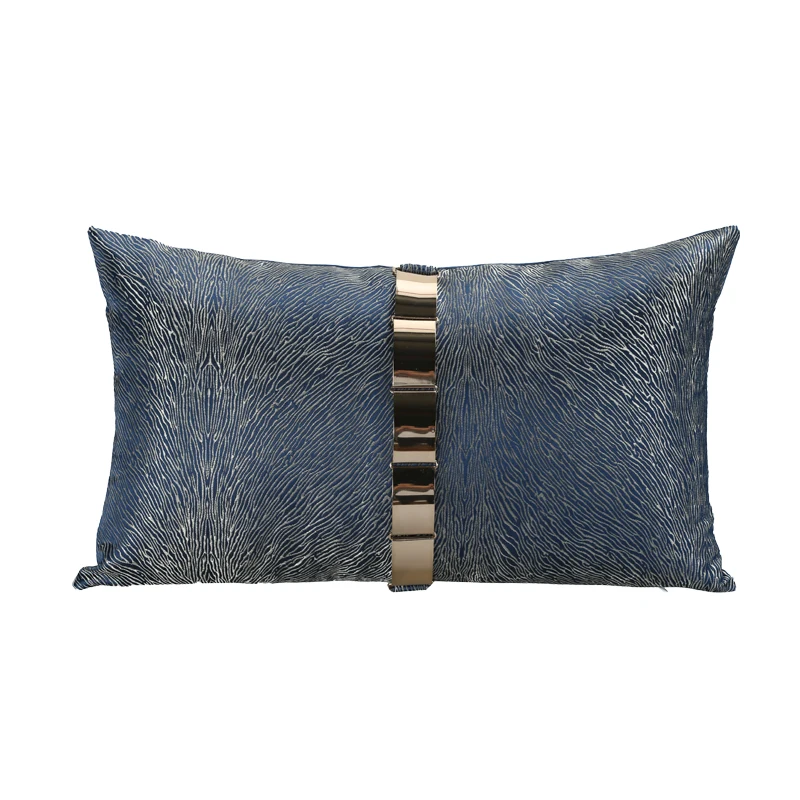 

Solid Modern Decorative Cushions For Living Room Pillow Cover Luxury Metal Cushion Cover Pillowcase Home Decor 45x45cm/30x50cm