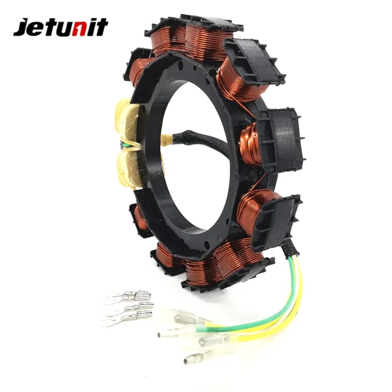 Outboard Stator For Mercury 1995-2005(30&40HP-2Cyl) 1996-2005(40,50,55&60HP-3Cyl)w/ CDM Modules (9amp)398-9783A13,A15,A18,A29,