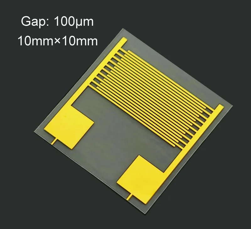 

100um Flexible PET InterDigital Electrode Capacitance Array Gas Bio-humidity Sensor Chip