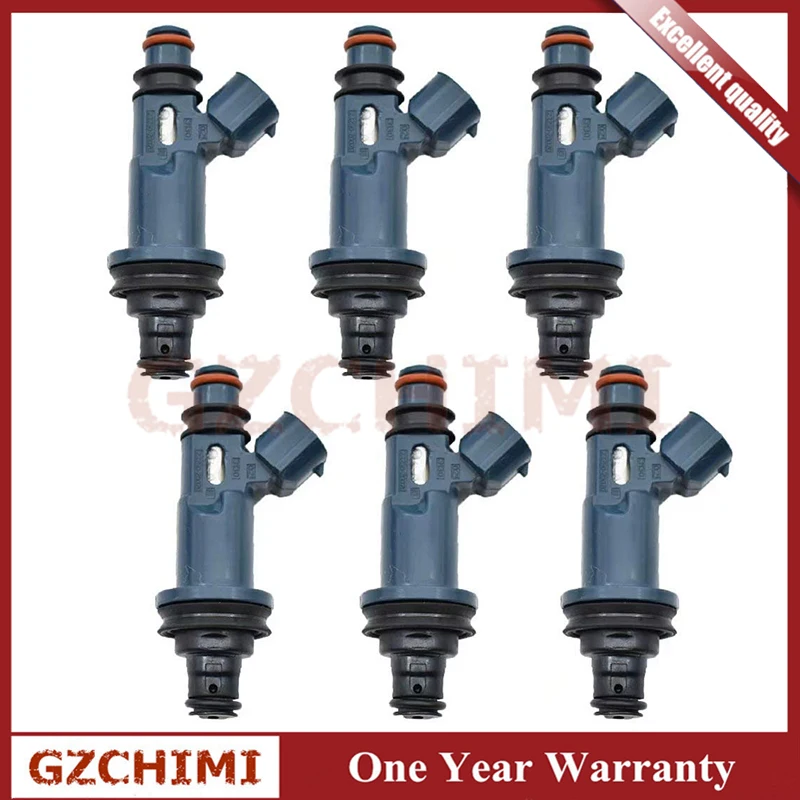 

Топливный инжектор 6x 23250-20020 23209-0A01 0 для TOYOTA NA Camry 97 ~ 00 Solara 98 ~ 00 Avalon 97 ~ 05 3,0 л 1MZ