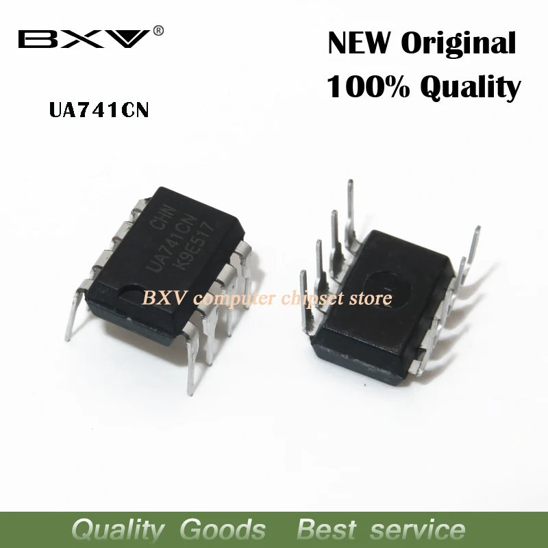 10PCS UA741CN DIP8 UA741 DIP UA741CP new original IC