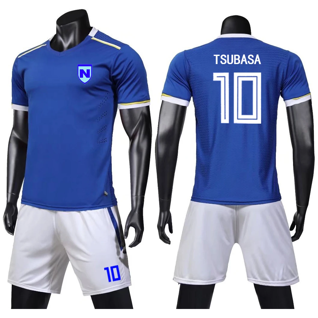 Japan Captain Tsubasa Jersey Suit Nankatsu Elementary School Tsubasa Ozora Cosplay Anime Football Shirt Clothing Sets