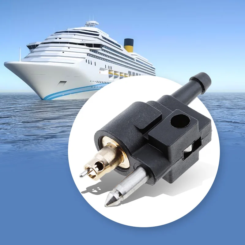 1/4″ 6mm Boat Fuel Line Connector Male Fuel Line Hose Adapter Fitting Pipe Connector For Yamaha Outboard Motor Boat Accessories