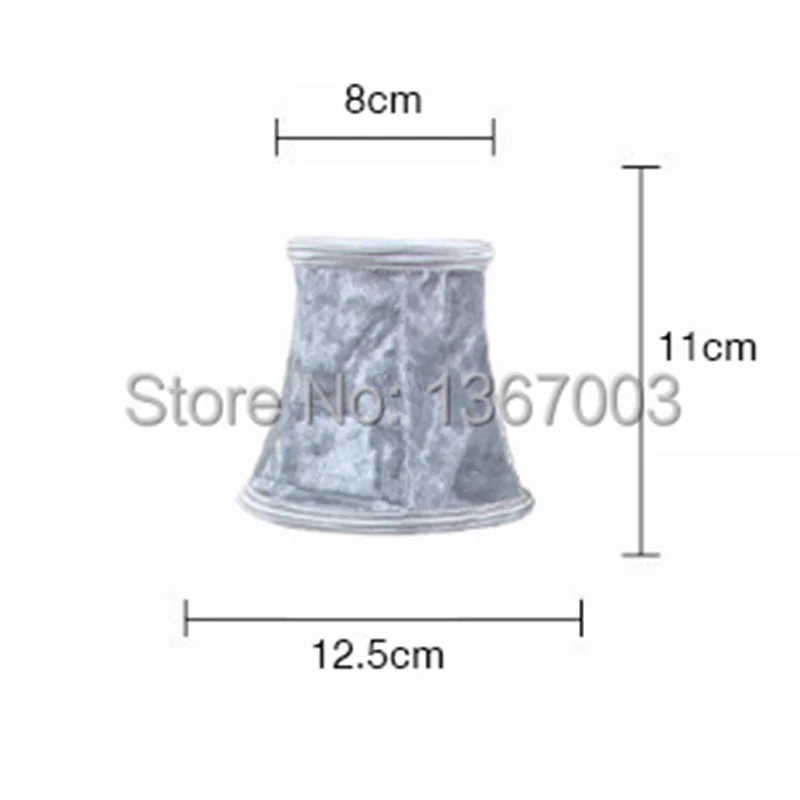 Trendy Flannel Lamp Shades Crystal Candle Chandelier Lamp Wall Lamp Cloth Lampshade,Clip On