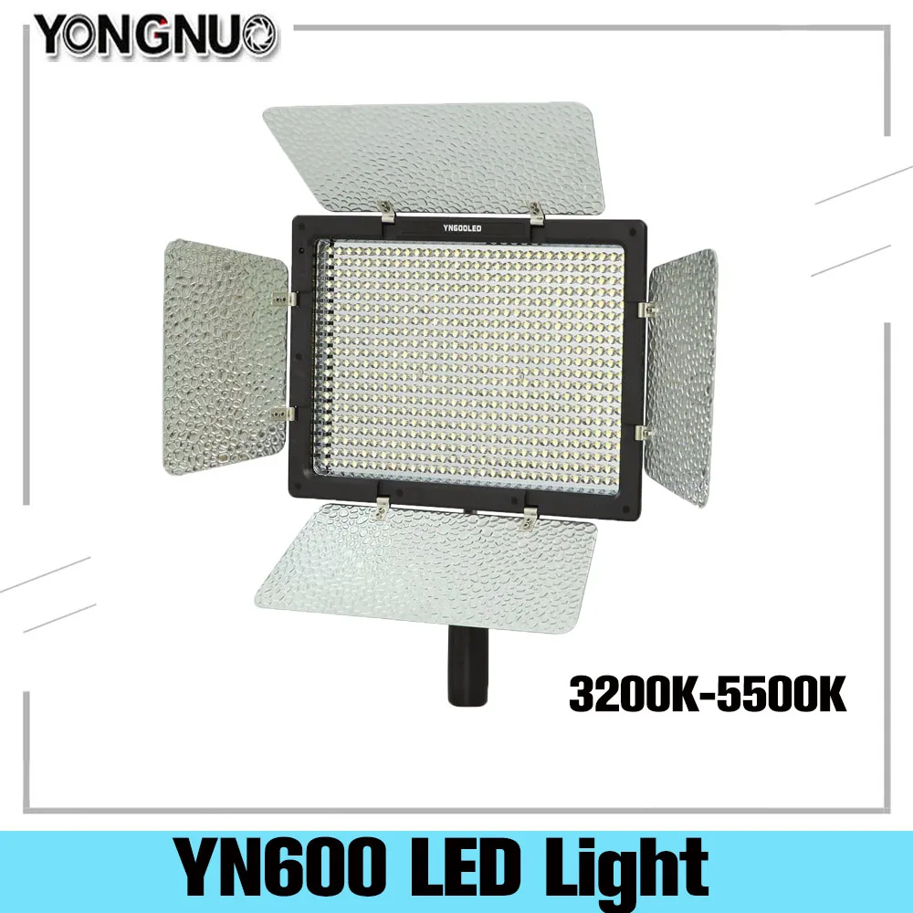 YONGNUO YN600 YN-600 LED Video Light 3200k-5500k/5500k Color