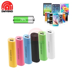 5V 1A colore della caramella di moda USB Mobile Power 1X capelli corti 18650 Micro USB Power Bank batteria caso fai da te Box per 1x18650